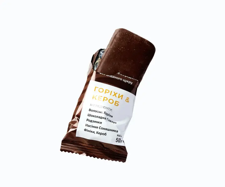 CBD-батончик весом 50 г в упаковке