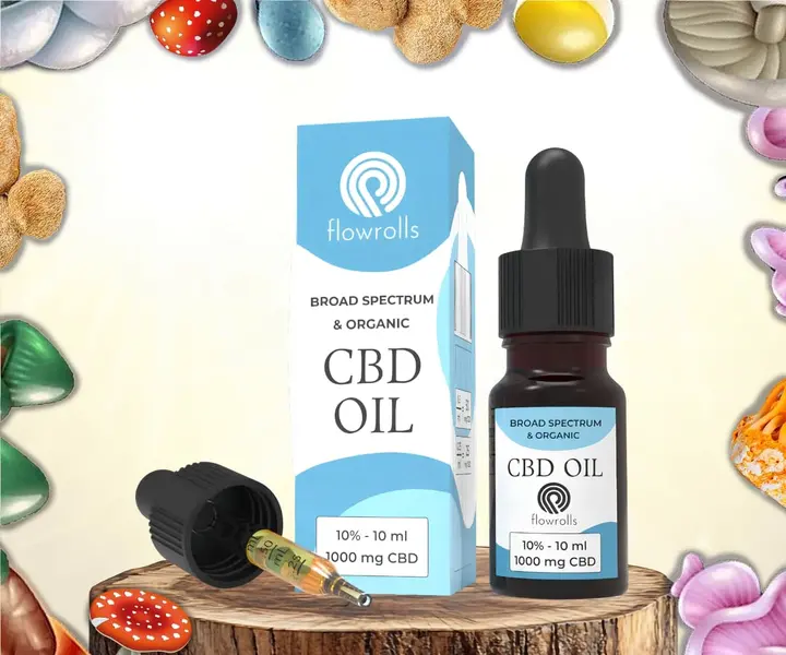 Масло CBD Flowrolls 10% в 10 мл флаконе