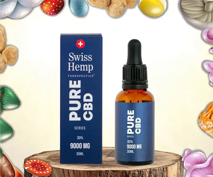 Масло КБД (CBD) 30% | 30 мл от Swiss Hemp - натуральное конопляное масло с полным спектром каннабиноидов