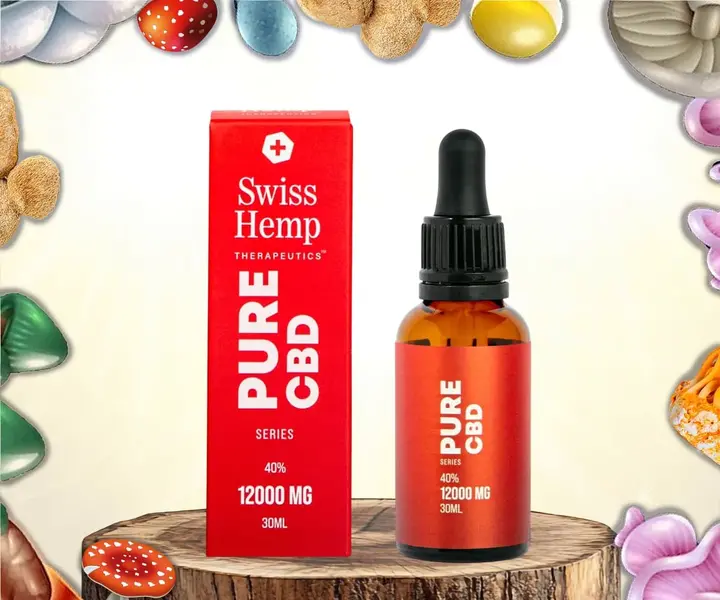 Масло КБД (CBD) 40% | 30 мл от Swiss Hemp - натуральное конопляное масло с полным спектром каннабиноидов